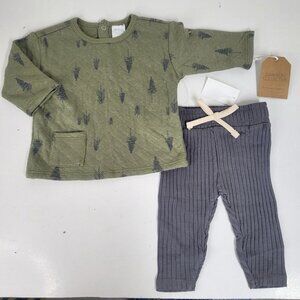 New! Baby 2pc Quilted Pullover‎ & Leggings Set Grayson Collective